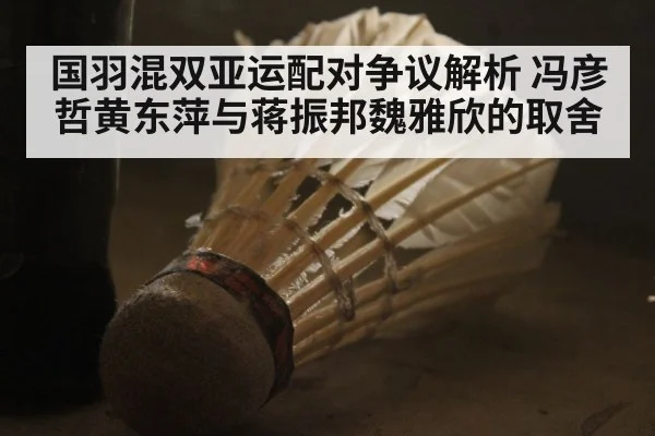 国羽混双亚运配对争议解析 冯彦哲黄东萍与蒋振邦魏雅欣的取舍